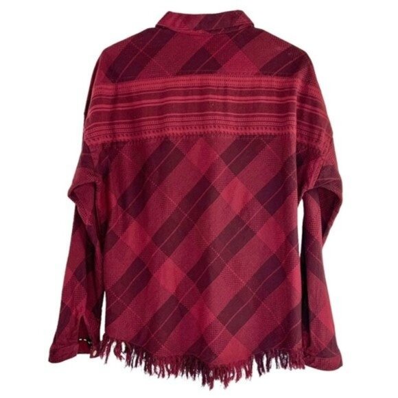 Scotch and Soda Club Mirage Button Down Shirt in Marroon - Picture 6 of 6